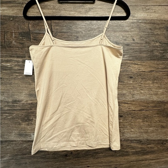 LOFT Cream Fitted Sleeveless Camisole Tank Top - Picture 2 of 6